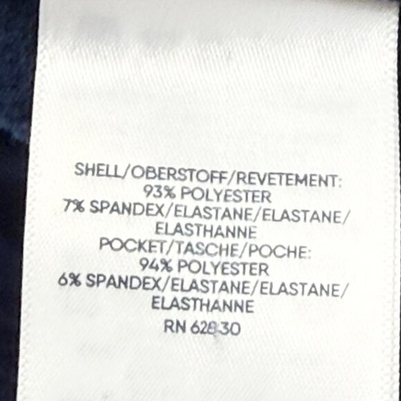 Lands End Women's Straight Leg Navy Fleece Active Pants Size L/P (14-16) NWOT - Picture 6 of 10